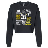 Alexander Hamilton Best Song Quotes Lyrics Cropped Pullover Crew