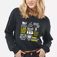 Alexander Hamilton Best Song Quotes Lyrics Cropped Pullover Crew