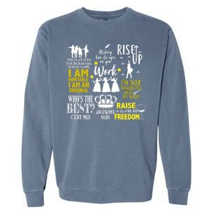 Alexander Hamilton Best Song Quotes Lyrics Garment-Dyed Sweatshirt