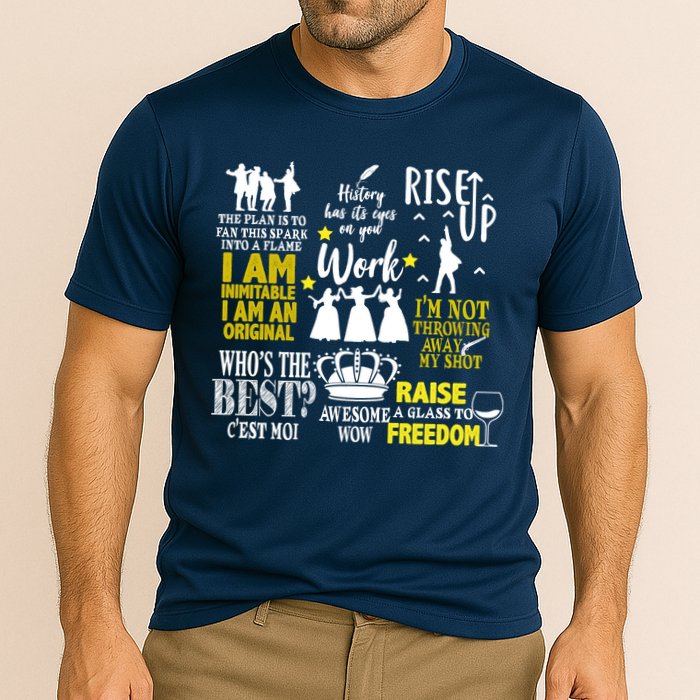 Alexander Hamilton Best Song Quotes Lyrics Cooling Performance Crew T-Shirt