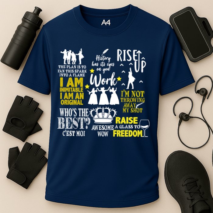 Alexander Hamilton Best Song Quotes Lyrics Cooling Performance Crew T-Shirt