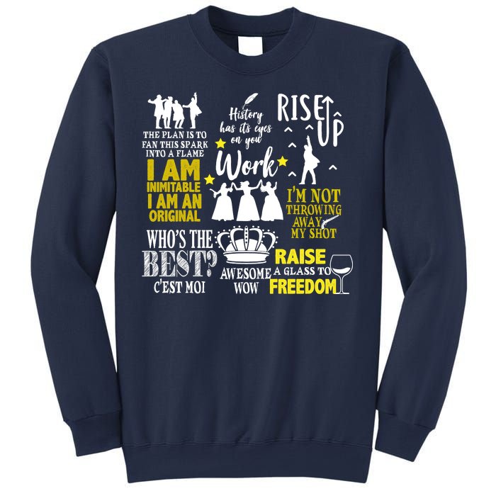 Alexander Hamilton Best Song Quotes Lyrics Sweatshirt