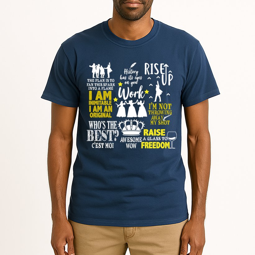 Alexander Hamilton Best Song Quotes Lyrics Tall T-Shirt