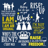Alexander Hamilton Best Song Quotes Lyrics Drawstring Bag