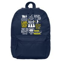 Alexander Hamilton Best Song Quotes Lyrics 16 in Basic Backpack