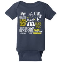 Alexander Hamilton Best Song Quotes Lyrics Baby Bodysuit