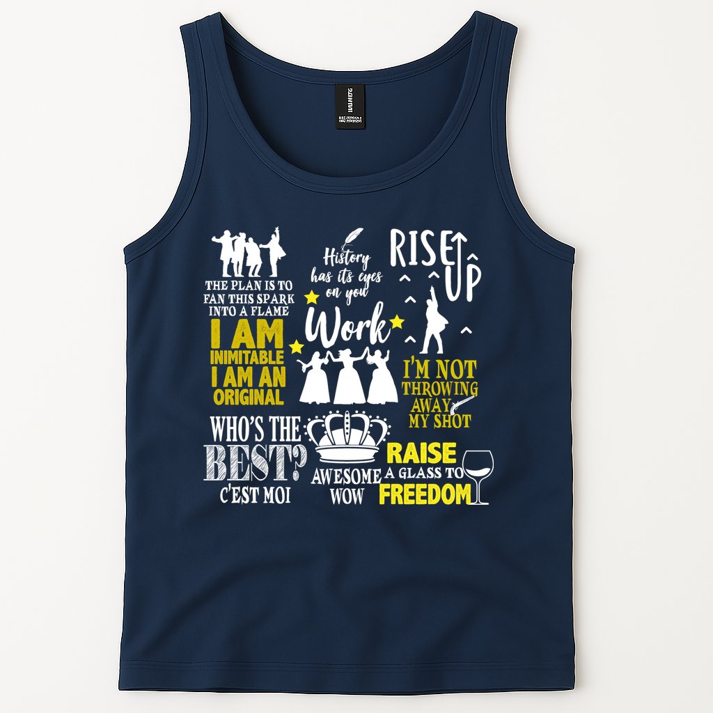 Alexander Hamilton Best Song Quotes Lyrics Tank Top