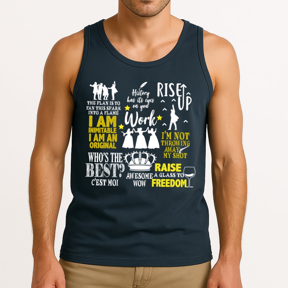 Alexander Hamilton Best Song Quotes Lyrics Tank Top