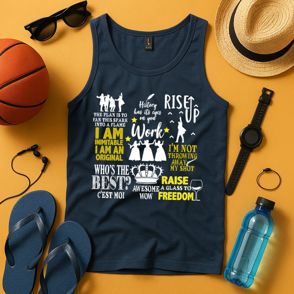 Alexander Hamilton Best Song Quotes Lyrics Tank Top