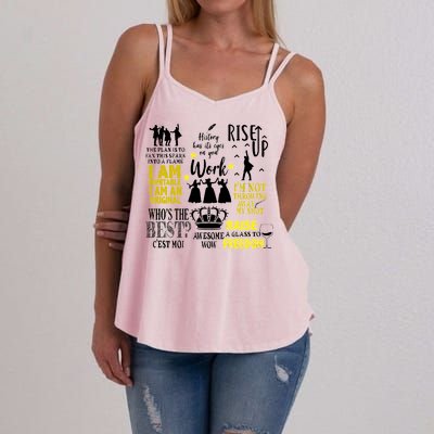 Alexander Hamilton Best Song Quotes Lyrics Women's Strappy Tank