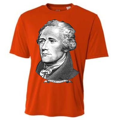 Alexander Hamilton Big Face Portrait A. Ham Cooling Performance Crew T-Shirt