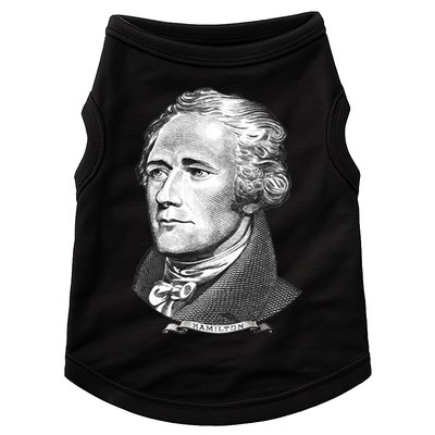Alexander Hamilton Big Face Portrait A. Ham Doggie Tank
