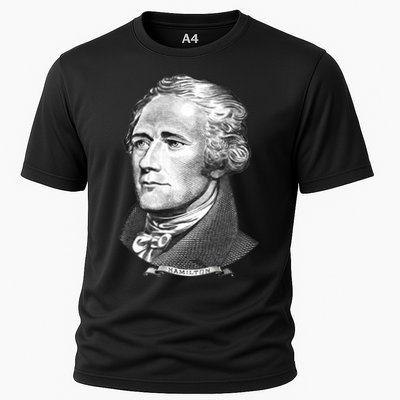 Alexander Hamilton Big Face Portrait A. Ham Performance Shirt