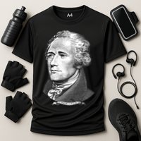 Alexander Hamilton Big Face Portrait A. Ham Performance Shirt