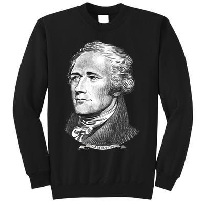 Alexander Hamilton Big Face Portrait A. Ham Sweatshirt
