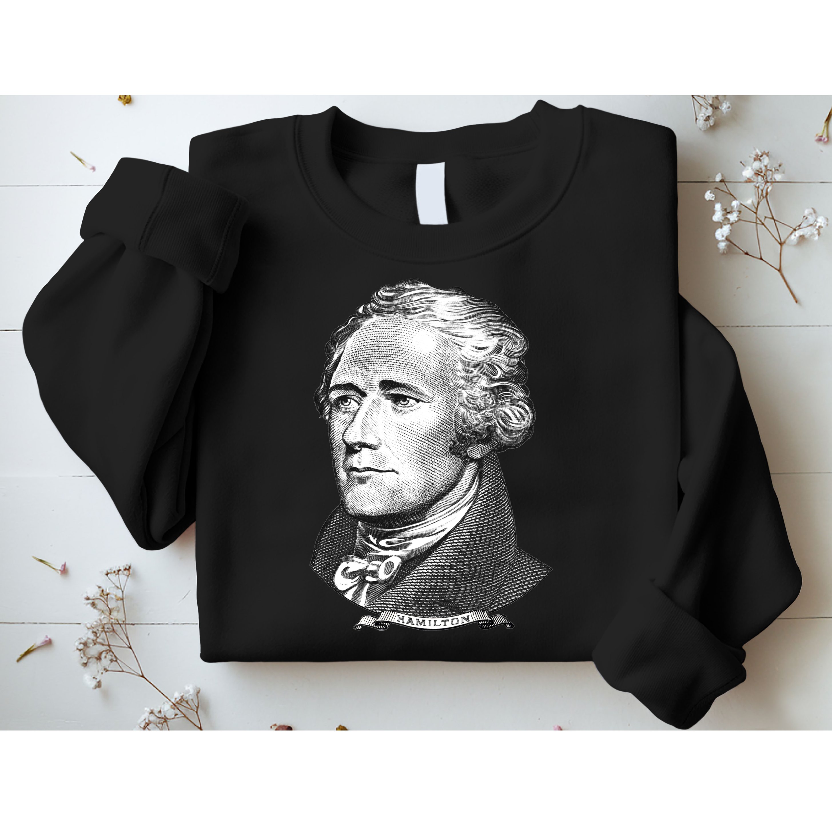 Alexander Hamilton Big Face Portrait A. Ham Sweatshirt