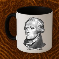 Alexander Hamilton Big Face Portrait A. Ham Mug
