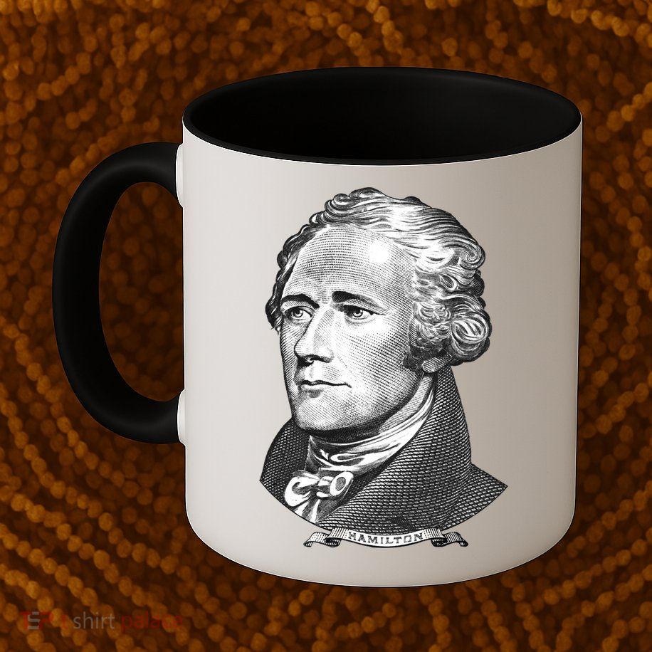 Alexander Hamilton Big Face Portrait A. Ham Mug