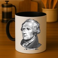 Alexander Hamilton Big Face Portrait A. Ham Mug