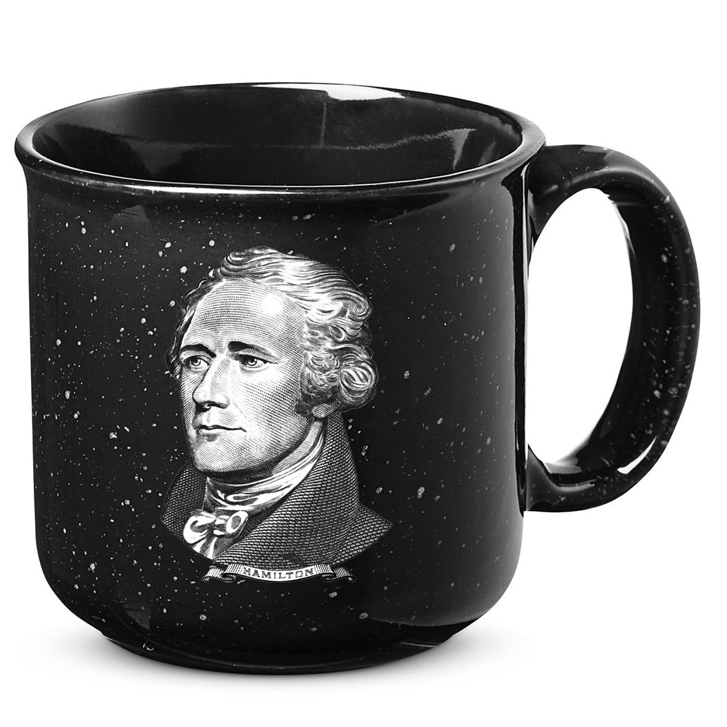 Alexander Hamilton Big Face Portrait A. Ham 15oz Campfire Ceramic Mug