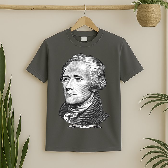 Alexander Hamilton Big Face Portrait A. Ham T-Shirt
