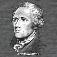 Alexander Hamilton Big Face Portrait A. Ham T-Shirt