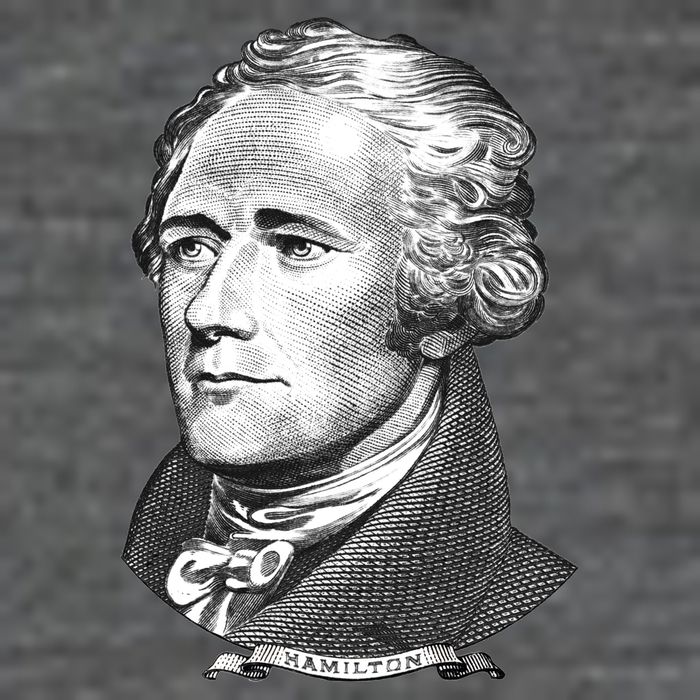 Alexander Hamilton Big Face Portrait A. Ham T-Shirt