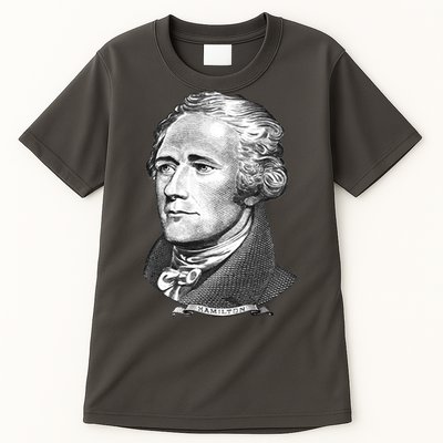 Alexander Hamilton Big Face Portrait A. Ham Tall T-Shirt