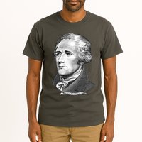 Alexander Hamilton Big Face Portrait A. Ham Tall T-Shirt
