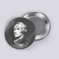 Alexander Hamilton Big Face Portrait A. Ham Button