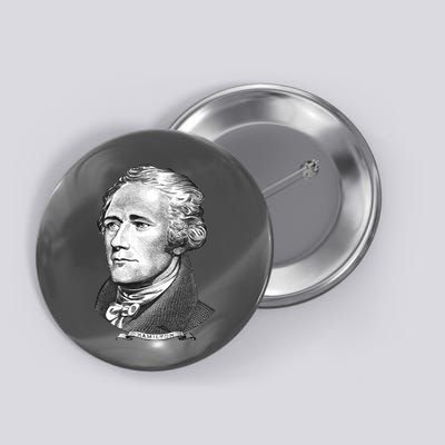 Alexander Hamilton Big Face Portrait A. Ham Button