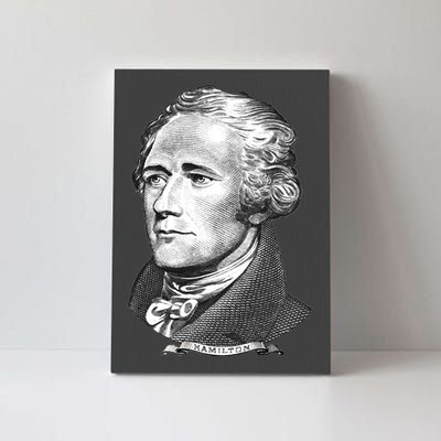 Alexander Hamilton Big Face Portrait A. Ham Canvas