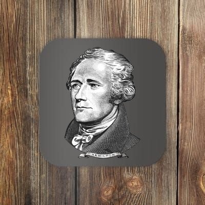 Alexander Hamilton Big Face Portrait A. Ham Coaster