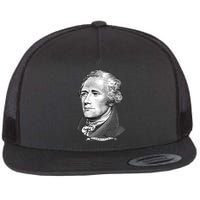 Alexander Hamilton Big Face Portrait A. Ham Flat Bill Trucker Hat