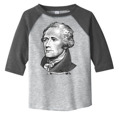 Alexander Hamilton Big Face Portrait A. Ham Toddler Fine Jersey T-Shirt