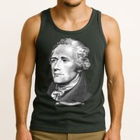 Alexander Hamilton Big Face Portrait A. Ham Tank Top