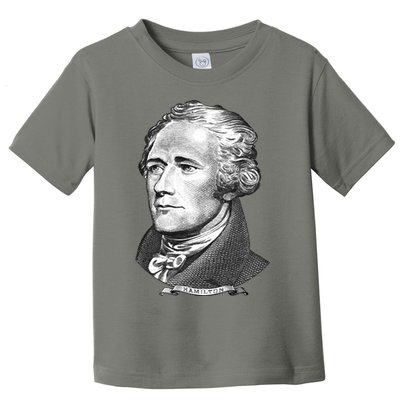 Alexander Hamilton Big Face Portrait A. Ham Toddler T-Shirt