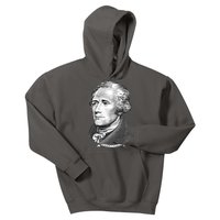 Alexander Hamilton Big Face Portrait A. Ham Kids Hoodie