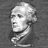 Alexander Hamilton Big Face Portrait A. Ham Short Acrylic Beanie