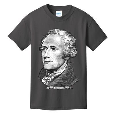 Alexander Hamilton Big Face Portrait A. Ham Kids T-Shirt