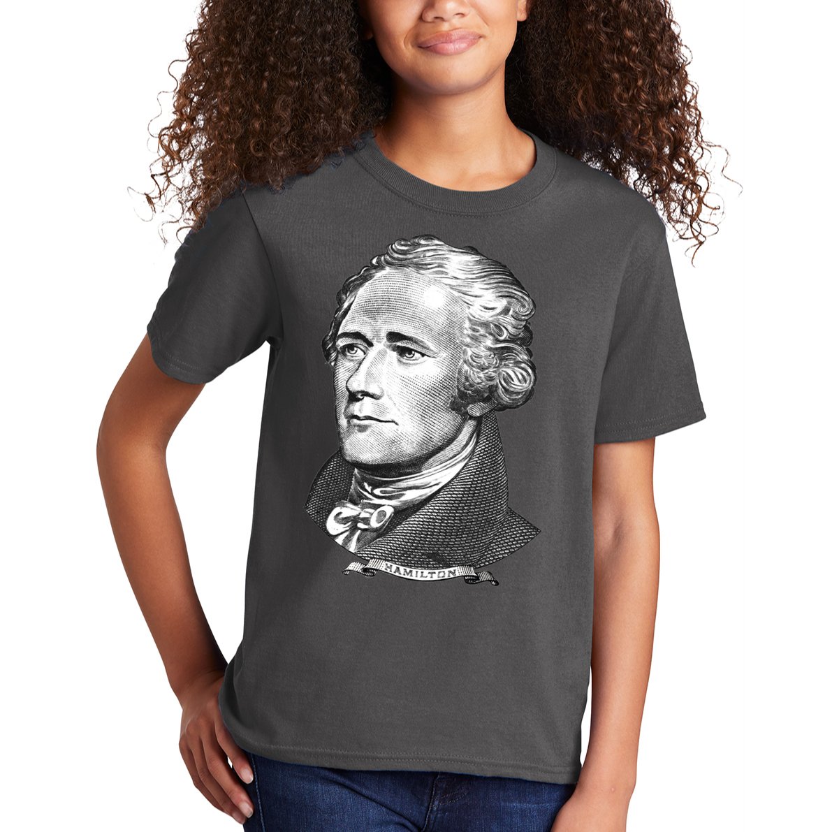Alexander Hamilton Big Face Portrait A. Ham Kids T-Shirt