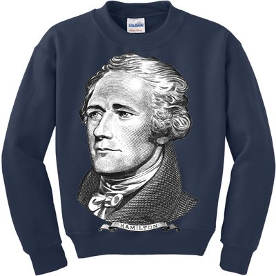 Alexander Hamilton Big Face Portrait A. Ham Kids Sweatshirt