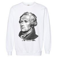 Alexander Hamilton Big Face Portrait A. Ham Garment-Dyed Sweatshirt