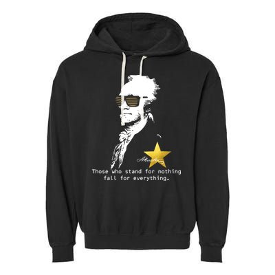 Alexander Hamilton Fall For Everything Garment-Dyed Fleece Hoodie
