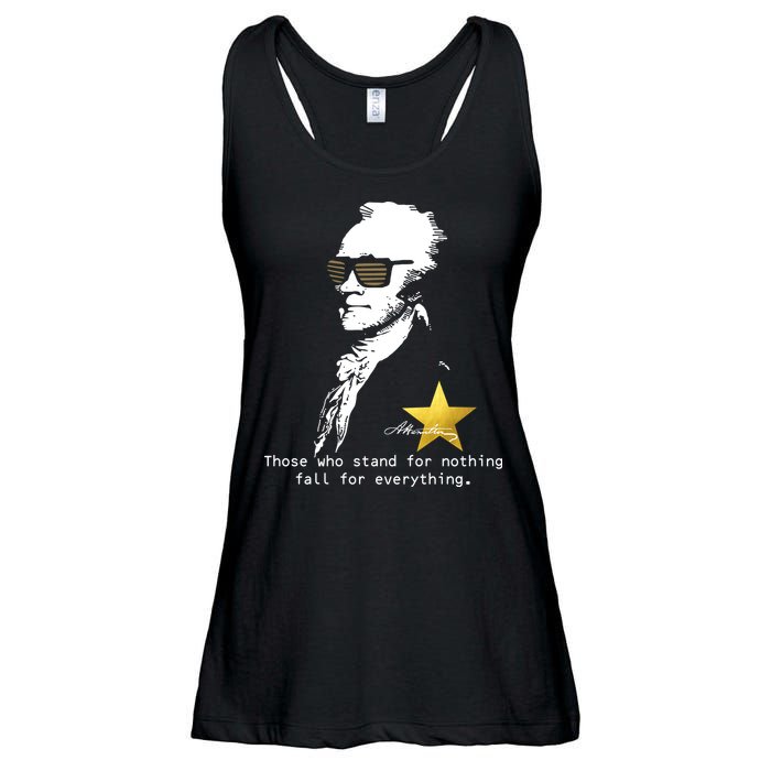 Alexander Hamilton Fall For Everything Ladies Essential Flowy Tank
