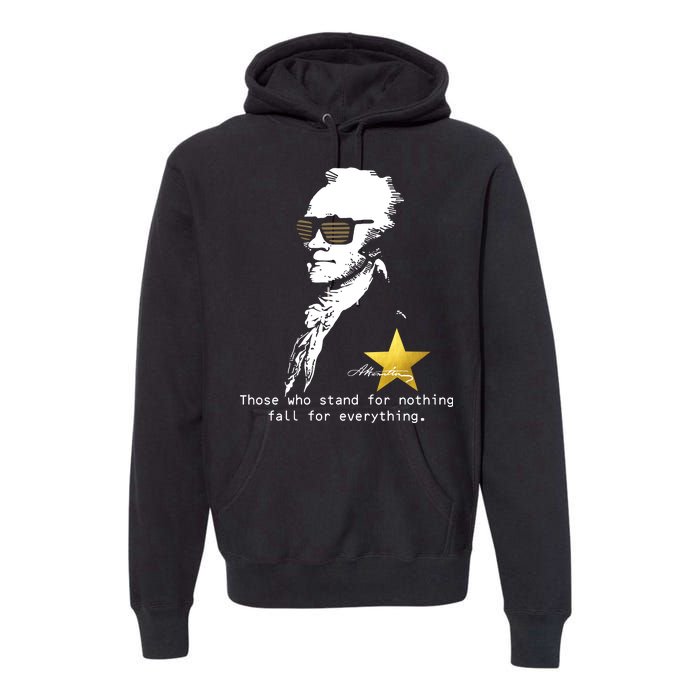 Alexander Hamilton Fall For Everything Premium Hoodie