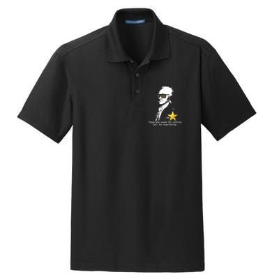 Alexander Hamilton Fall For Everything Dry Zone Grid Polo