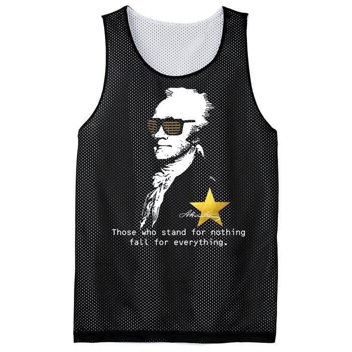 Alexander Hamilton Fall For Everything Mesh Reversible Basketball Jersey Tank