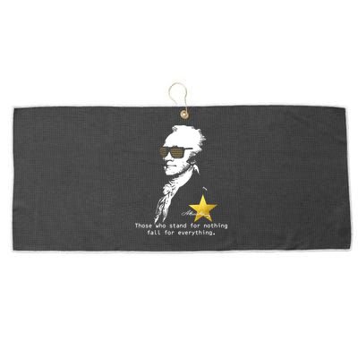 Alexander Hamilton Fall For Everything Large Microfiber Waffle Golf Towel