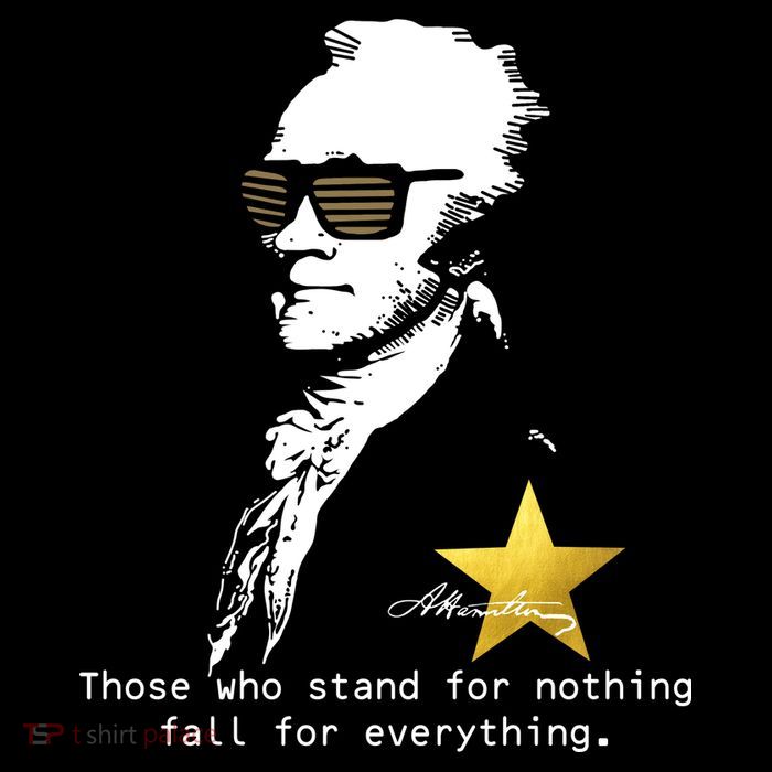 Alexander Hamilton Fall For Everything Poster